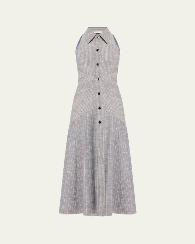 Kiana Striped Shirtdress